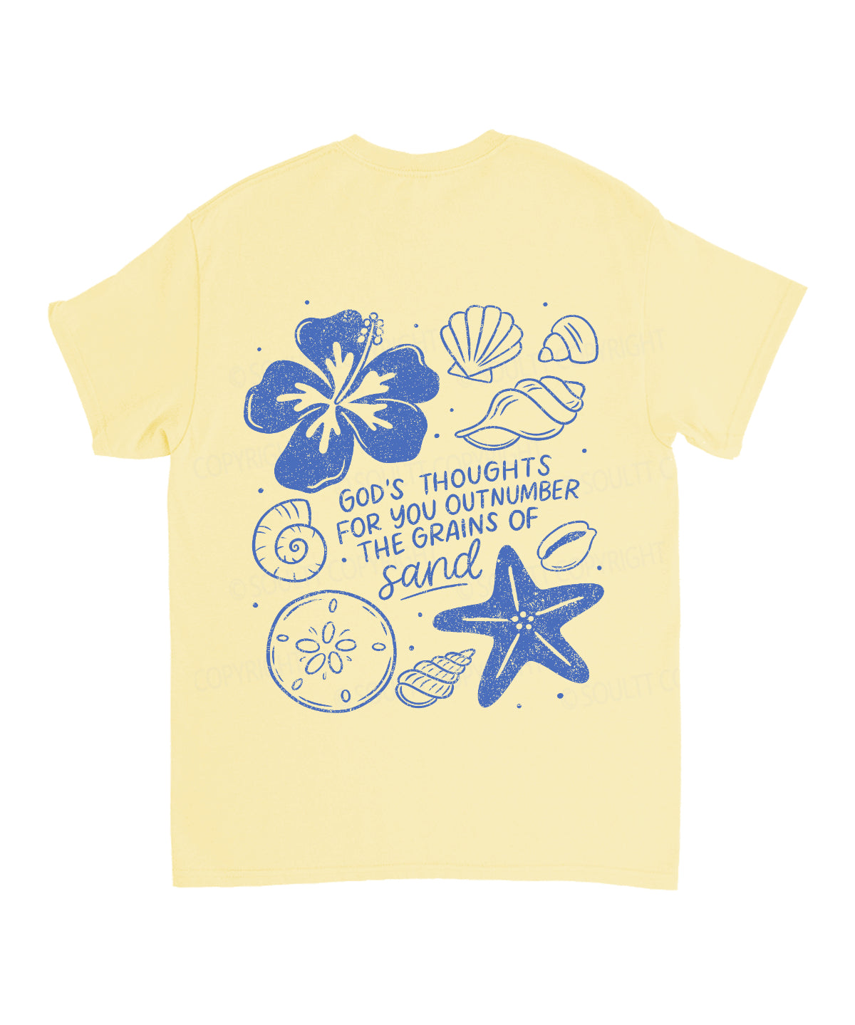 God's Thoughts Double Sided Unisex Cotton Christian T-Shirt