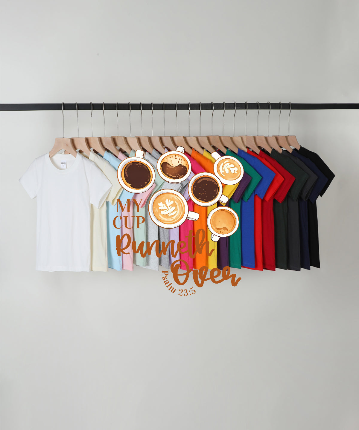 My Cup Runneth Over Double Sided Kids Cotton Christian T-shirt