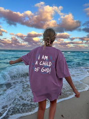 A Child Of God Double Sided Washed Christian T-shirt