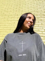 Good News Unisex Washed Christian T-shirt