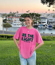 Be The Light Washed Christian T-shirt