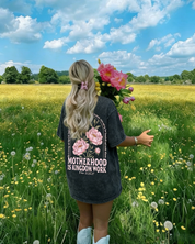 Motherhood Is Kingdom Work Double Sided Unisex Washed Christian T-shirt