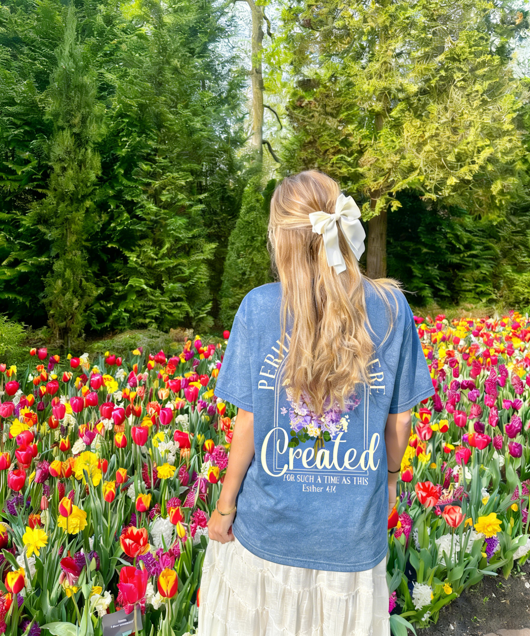 Created For Such A Time Double Sided Unisex Washed Christian T-shirt