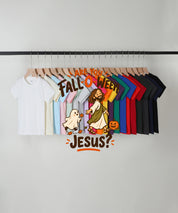 Are You Fall-o-ween Jesus ? Double Sided Kids Cotton Christian T-shirt