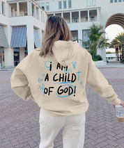 I Am A Child Of God Double Sided Cotton Christian Hoodie