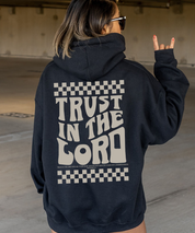 Trust In The Lord Double Sided Cotton Christian Hoodie