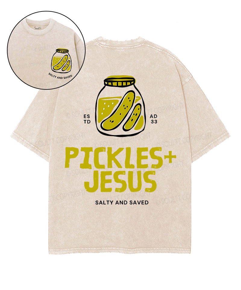 Funny Faith Based Christian Graphic Washed Tee – Soultt
