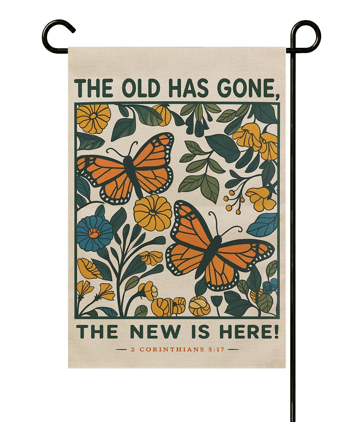 New Beginning Christian Garden Flag