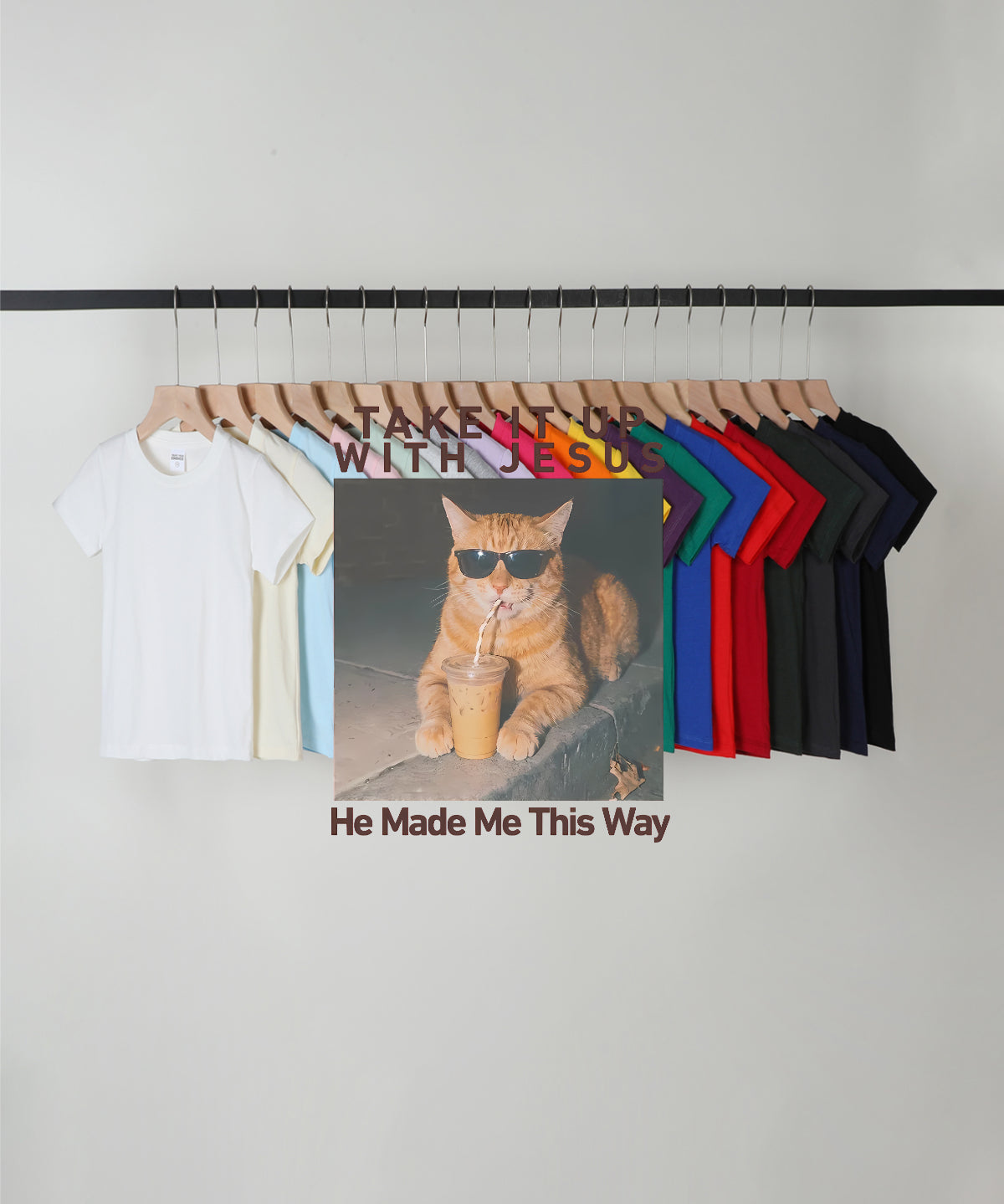 Take It Up With Jesus Double Sided Kids Cotton Christian T-shirt