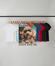 I Could Be Meaner But Jesus Said No Double Sided Kids Cotton Christian T-shirt