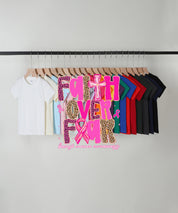 Faith Over Fear Double Sided Kids Cotton Christian T-shirt