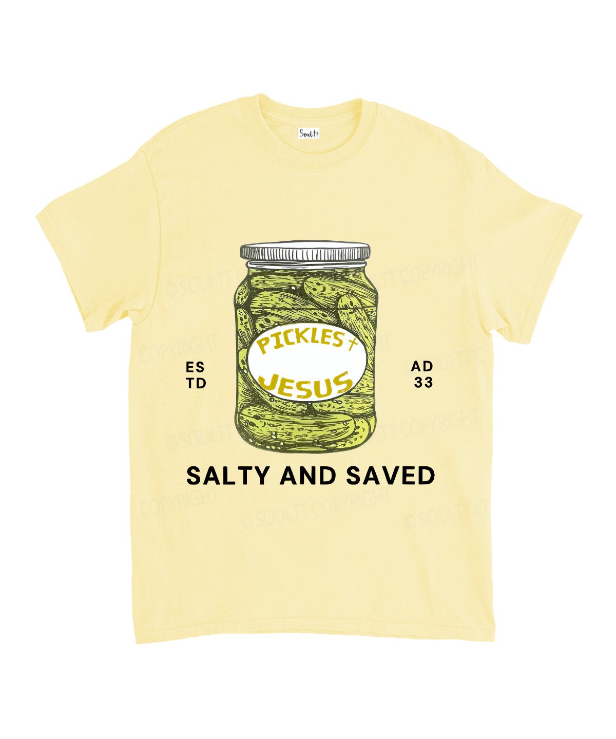 Pickles And Jesus Unisex Cotton Christian T-Shirt