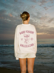 Hard Fought Double Sided Christian Sweatshirt