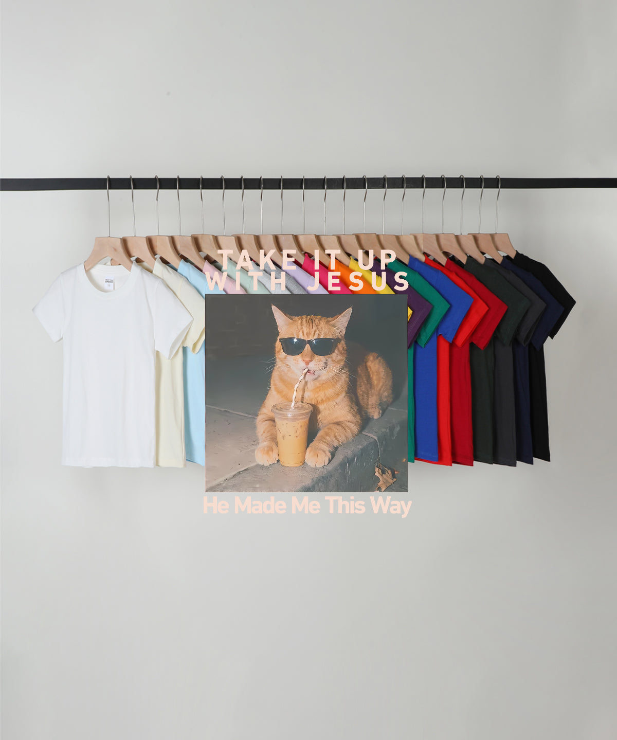Take It Up With Jesus Double Sided Kids Cotton Christian T-shirt