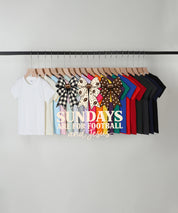 Sundays Are For Football And Jesus Double Sided Kids Cotton Christian T-shirt