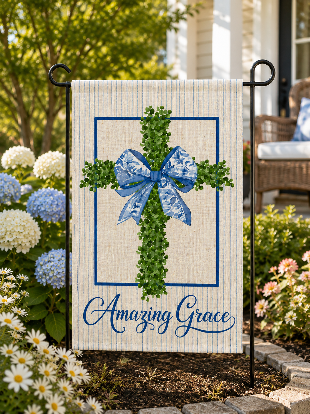 Amazing Grace Christian Garden Flag