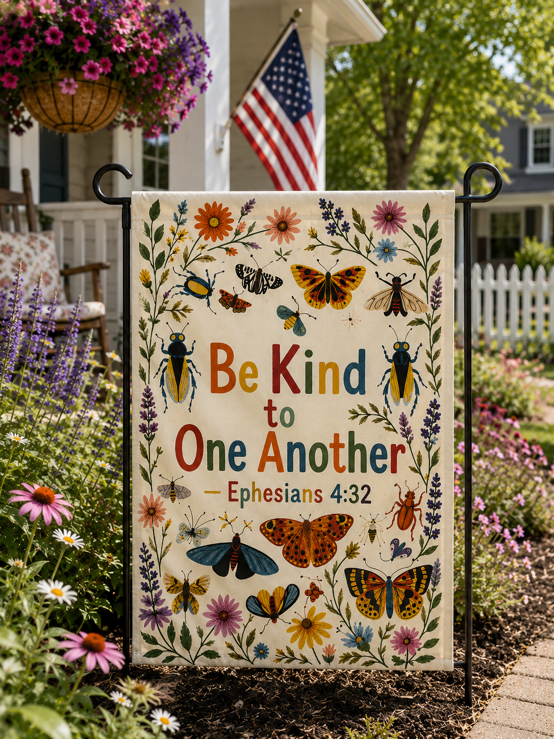 Be Kind To One Another Garden Flag
