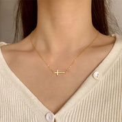 Exquisite And Compact cross Necklace