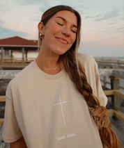 Good News Unisex Washed Christian T-shirt