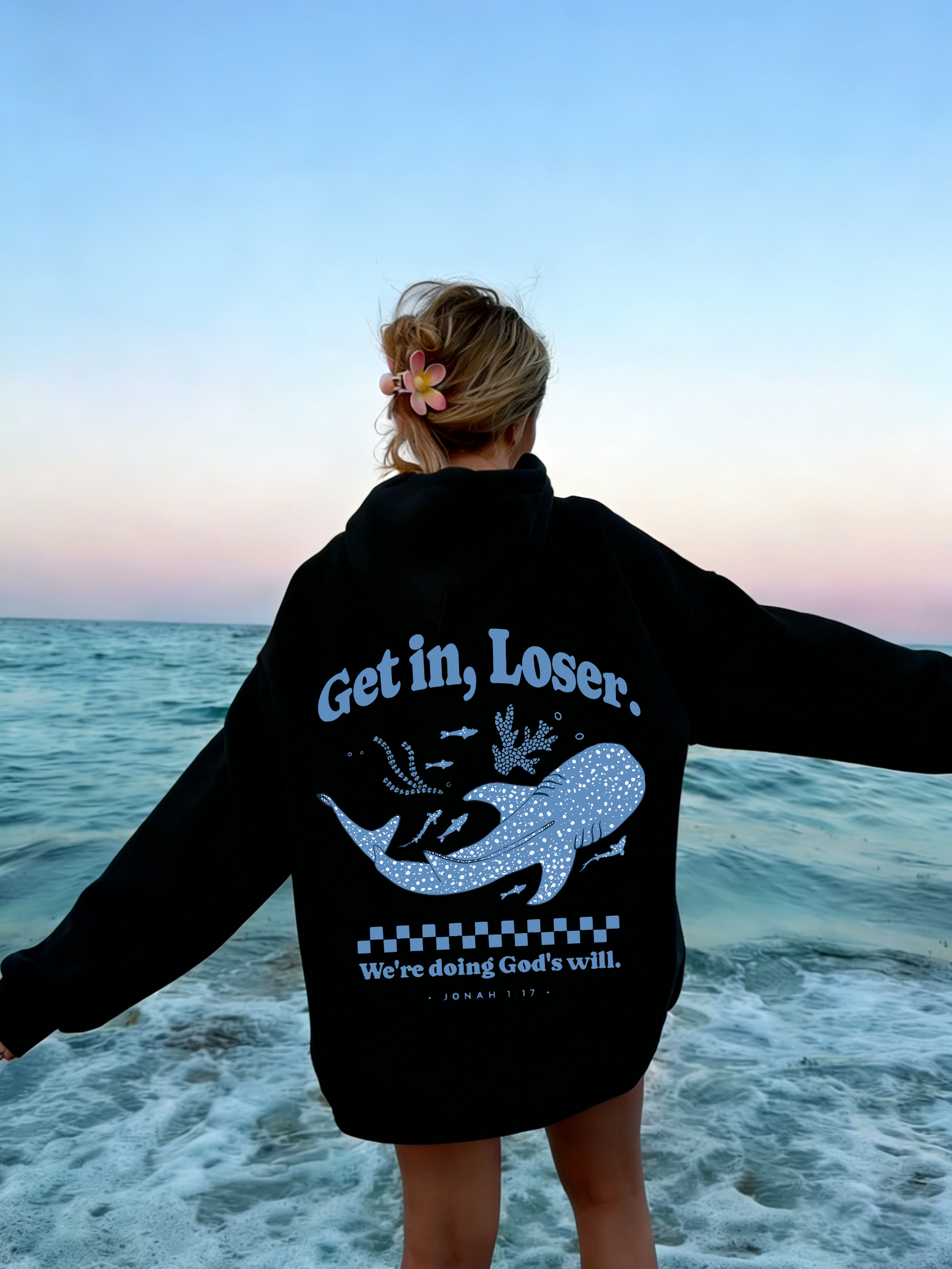 I Will Be With You Double Sided Unisex Christian Hoodie