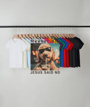 I Could Be Meaner But Jesus Said No Double Sided Kids Cotton Christian T-shirt