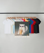 Kids I Could Be Meaner But Jesus Said No Double Sided Cotton Christian T-shirt