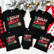 Holly Jolly Family Matching T-Shirts