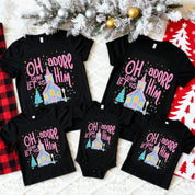 Oh Come Let Us Adore Him Family Matching T-Shirts