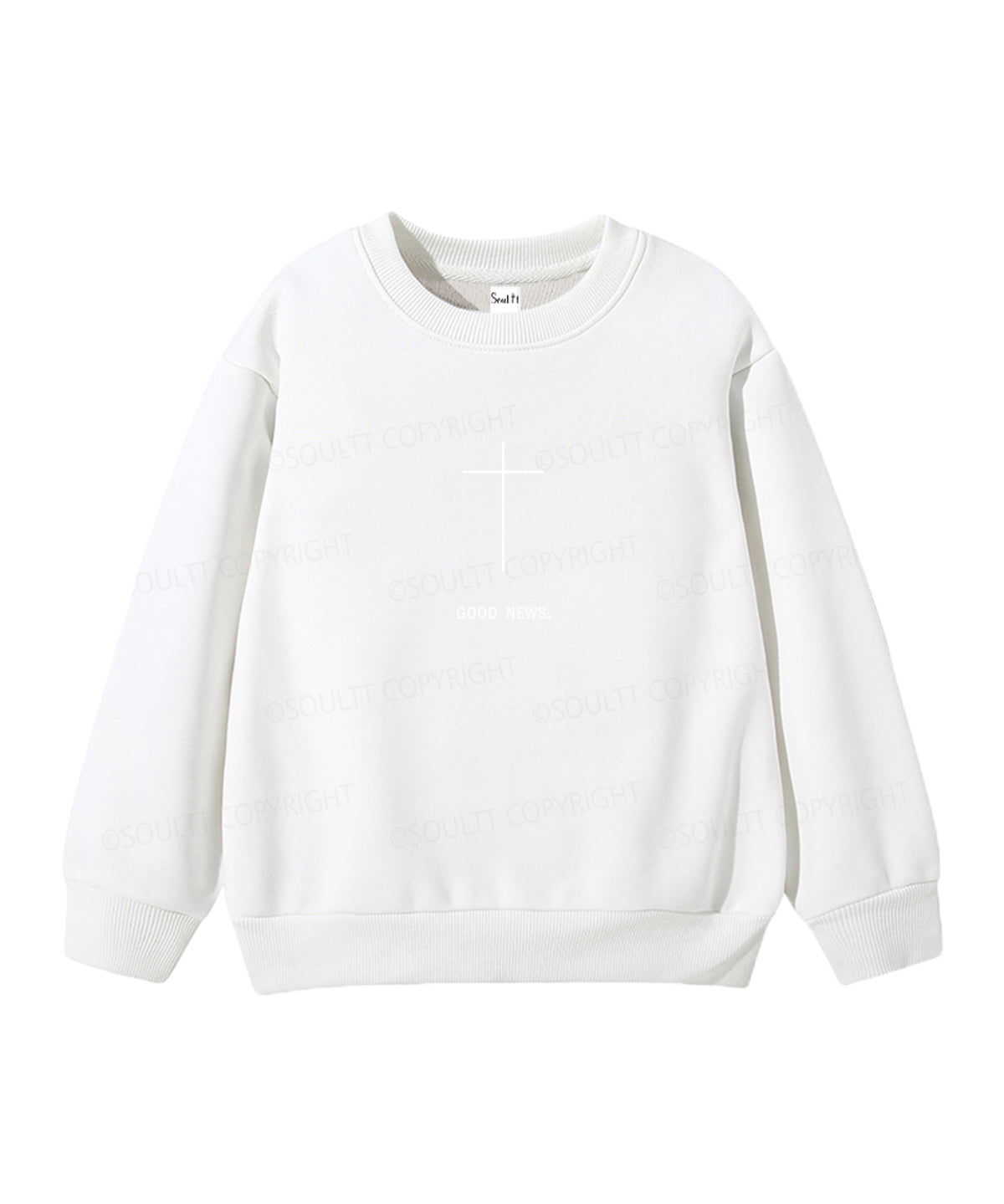 Kids Good News Christian Sweatshirt