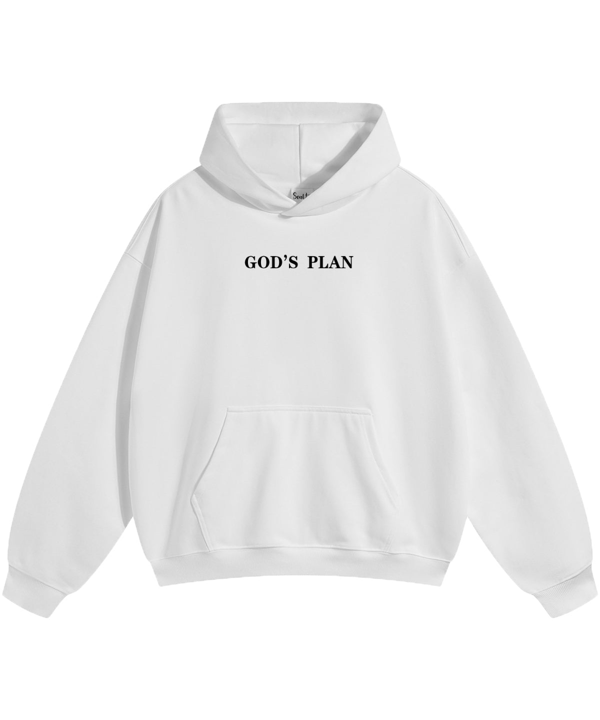 Your Plan＜God's Plan Double Sided Cotton Christian Hoodie