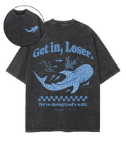 We're Doing God's Will Double Sided Unisex Washed Christian T-shirt