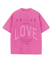 Greater Love Washed Christian T-shirt