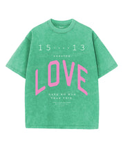 Greater Love Washed Christian T-shirt